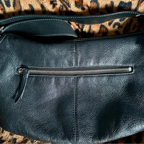 Coach Black Pebbled Leather Adjustable Strap Crossbody/Shoulder Bag - Picture 2 of 8